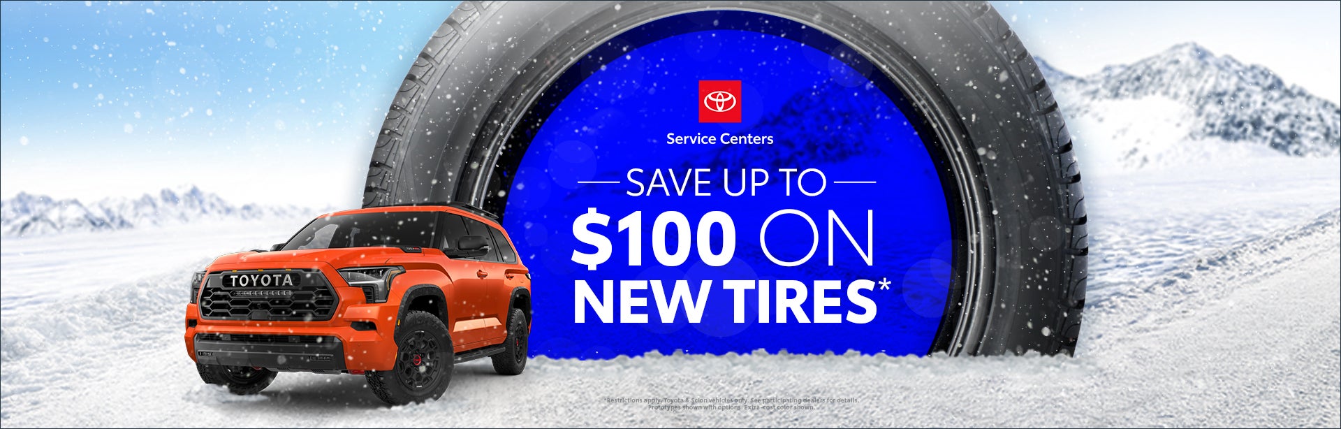 Save Up To $100 On New Tires